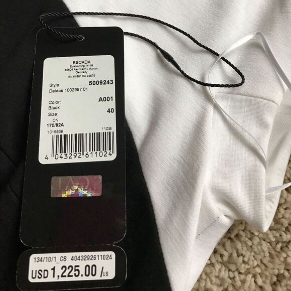 NWT$1225 ESCADA Dress EU40 US10 - Picture 9 of 15